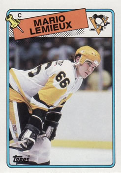 1988-89 Topps #1 Mario Lemieux Front
