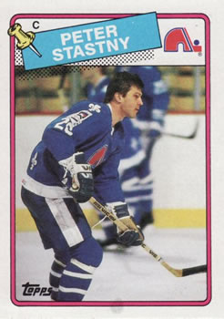 1988-89 Topps #22 Peter Stastny Front