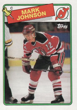 1988-89 Topps #45 Mark Johnson Front