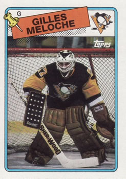 1988-89 Topps #8 Gilles Meloche Front