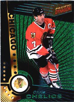 1997-98 Pacific Dynagon - Emerald Green #25 Chris Chelios Front