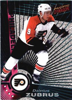 1997-98 Pacific Dynagon - Emerald Green #94 Dainius Zubrus Front