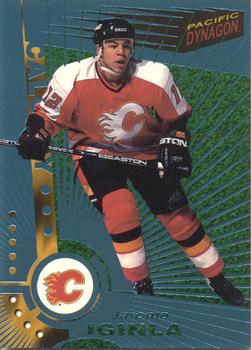 1997-98 Pacific Dynagon - Ice Blue #17 Jarome Iginla Front