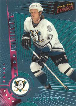 1997-98 Pacific Dynagon - Ice Blue #ROOKIE Espen Knutsen Front