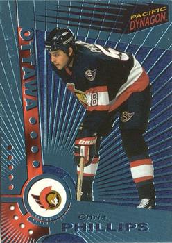 1997-98 Pacific Dynagon - Ice Blue #ROOKIE Chris Phillips Front