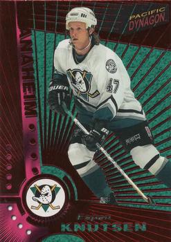 1997-98 Pacific Dynagon - Red #ROOKIE Espen Knutsen Front