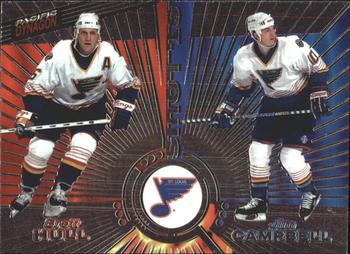 1997-98 Pacific Dynagon - Silver #143 Jim Campbell / Brett Hull Front