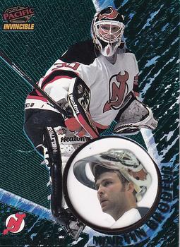 1997-98 Pacific Invincible - Emerald Green #76 Martin Brodeur Front