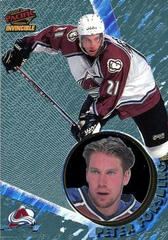 1997-98 Pacific Invincible - Ice Blue #34 Peter Forsberg Front