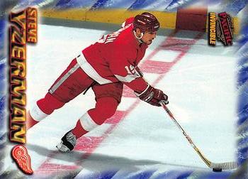 1997-98 Pacific Invincible - NHL Regime #75 Steve Yzerman Front