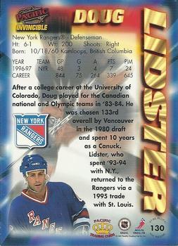 1997-98 Pacific Invincible - NHL Regime #130 Doug Lidster Back