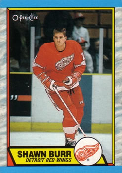 1989-90 O-Pee-Chee #101 Shawn Burr Front