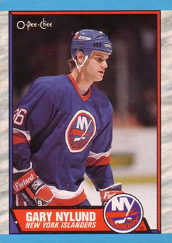 1989-90 O-Pee-Chee #105 Gary Nylund Front