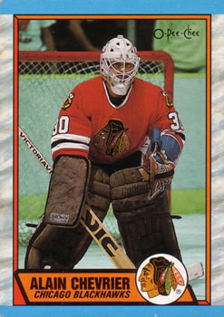 1989-90 O-Pee-Chee #132 Alain Chevrier Front