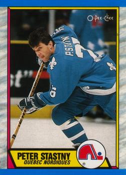 1989-90 O-Pee-Chee #143 Peter Stastny Front