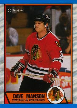 1989-90 O-Pee-Chee #150 Dave Manson Front