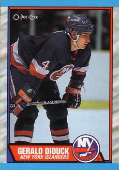 1989-90 O-Pee-Chee #182 Gerald Diduck Front