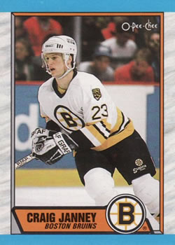 1989-90 O-Pee-Chee #190 Craig Janney Front