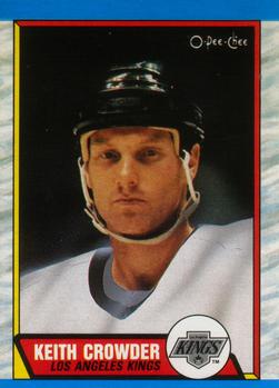 1989-90 O-Pee-Chee #199 Keith Crowder Front