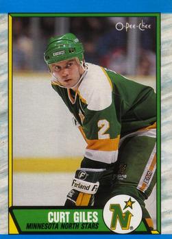 1989-90 O-Pee-Chee #213 Curt Giles Front
