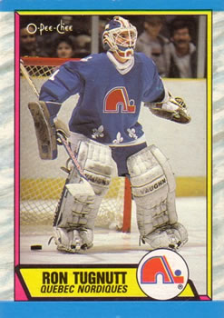 1989-90 O-Pee-Chee #263 Ron Tugnutt Front