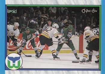 1989-90 O-Pee-Chee #304 Hartford Whalers Front