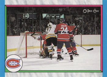 1989-90 O-Pee-Chee #307 Montreal Canadiens Front