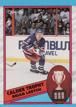 1989-90 O-Pee-Chee #321 Brian Leetch Front