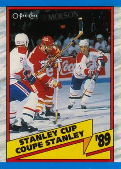1989-90 O-Pee-Chee #329 Calgary Flames Front