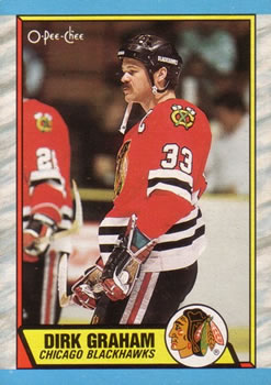1989-90 O-Pee-Chee #52 Dirk Graham Front