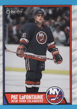 1989-90 O-Pee-Chee #60 Pat LaFontaine Front