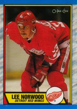 1989-90 O-Pee-Chee #75 Lee Norwood Front