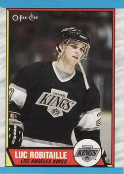 1989-90 O-Pee-Chee #88 Luc Robitaille Front