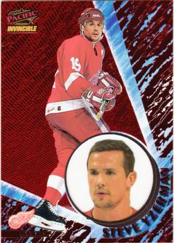 1997-98 Pacific Invincible - Red #53 Steve Yzerman Front