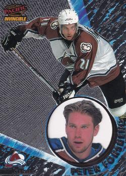 1997-98 Pacific Invincible - Silver #34 Peter Forsberg Front