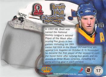 1997-98 Pacific Omega - Game Face #17 Brett Hull Back