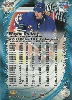1997-98 Pacific Revolution - Copper #87 Wayne Gretzky Back
