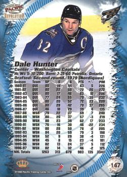 1997-98 Pacific Revolution - Copper #147 Dale Hunter Back