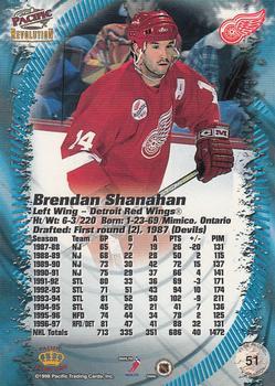 1997-98 Pacific Revolution - Ice Blue #51 Brendan Shanahan Back