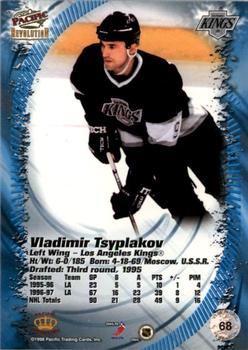 1997-98 Pacific Revolution - Ice Blue #68 Vladimir Tsyplakov Back