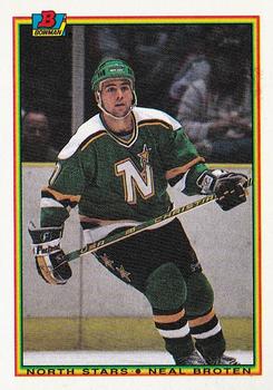 1990-91 Bowman #178 Neal Broten Front
