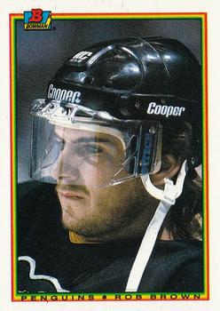 1990-91 Bowman #202 Rob Brown Front