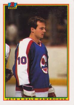 1990-91 Bowman #129 Dale Hawerchuk Front