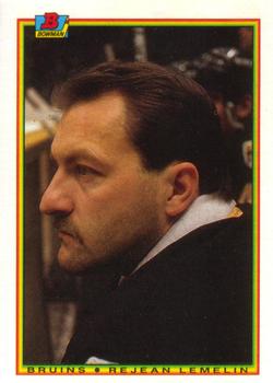 1990-91 Bowman #32 Rejean Lemelin Front