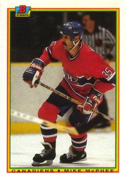 1990-91 Bowman #43 Mike McPhee Front