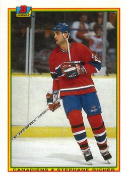 1990-91 Bowman #45 Stephane Richer Front