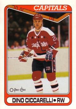 1990-91 O-Pee-Chee #100 Dino Ciccarelli Front
