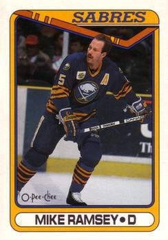 1990-91 O-Pee-Chee #102 Mike Ramsey Front