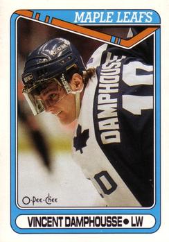 1990-91 O-Pee-Chee #121 Vincent Damphousse Front