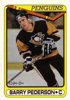 1990-91 O-Pee-Chee #134 Barry Pederson Front